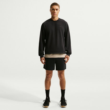 NIKE - Dri-FIT Uv Primary NanoKnit Ls Crew Erkek Siyah Sweatshirt (1)