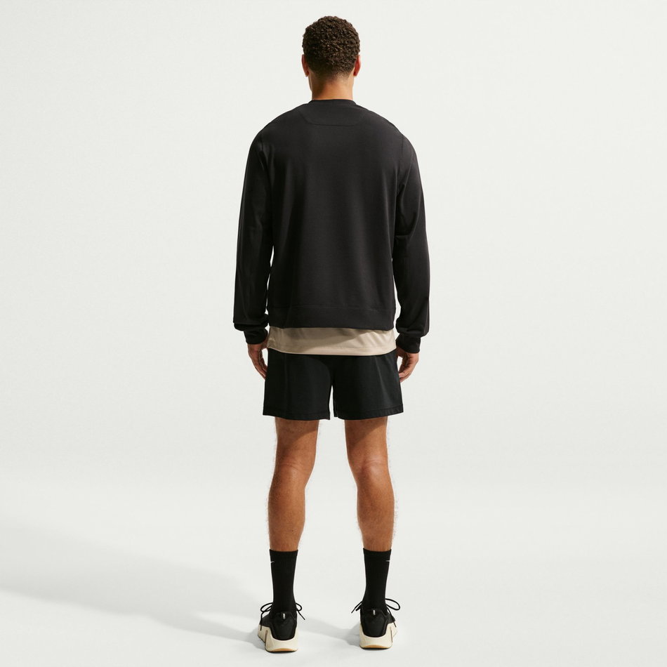 Dri-FIT Uv Primary NanoKnit Ls Crew Erkek Siyah Sweatshirt