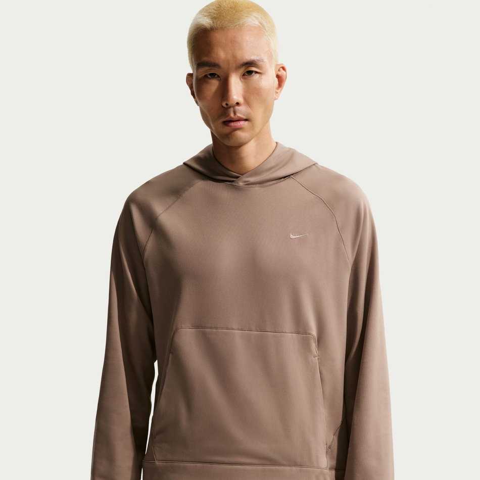 Dri-FIT UV Primary NanoKnit Po Ho Erkek Kahverengi Sweatshirt
