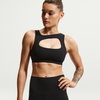 NIKE - Dri-FIT Zenvy Bra Essential Hafif Astarlı Kadın Siyah Sporcu Sütyeni (1)
