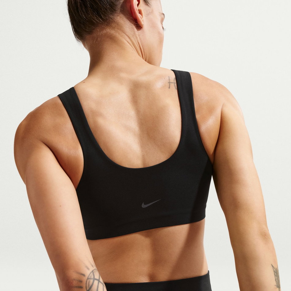 Dri-FIT Zenvy Bra Essential Hafif Astarlı Kadın Siyah Sporcu Sütyeni