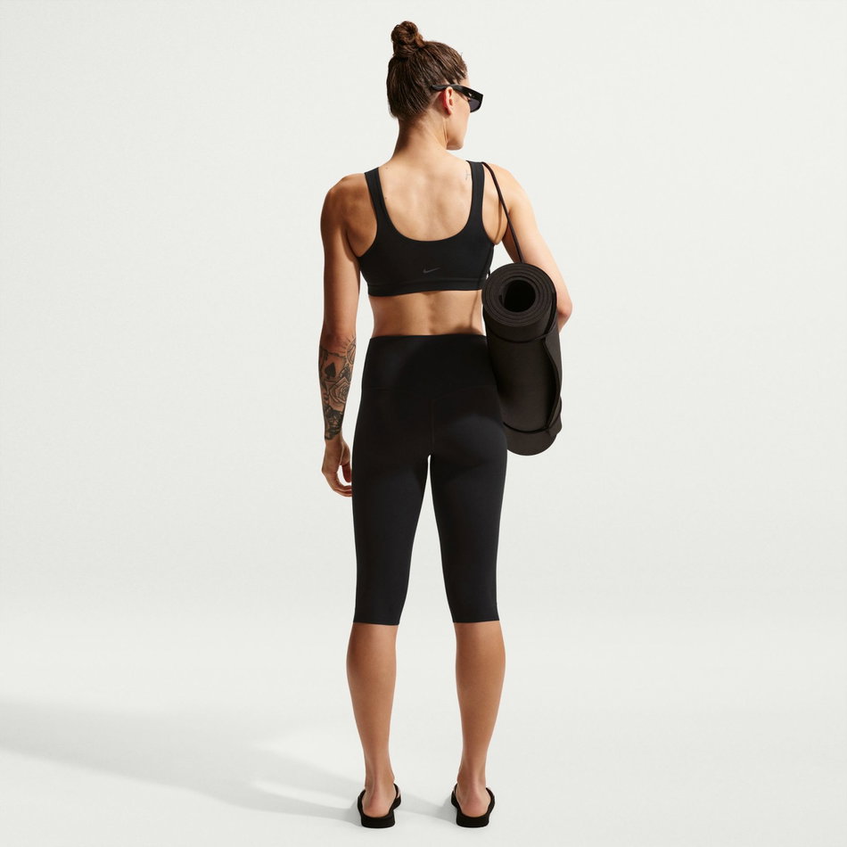 Dri-FIT Zenvy Bra Essential Hafif Astarlı Kadın Siyah Sporcu Sütyeni