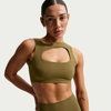NIKE - Dri-FIT Zenvy Bra Essential Hafif Astarlı Kadın Sporcu Sütyeni (1)