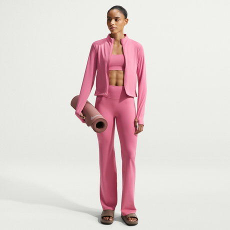 NIKE - Dri-FIT Zenvy Fz Ls Top Kadın Pembe Sweatshirt