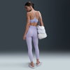 NIKE - Dri-FIT Zenvy HR 7/8 Tight Kadın Mor Tayt (1)