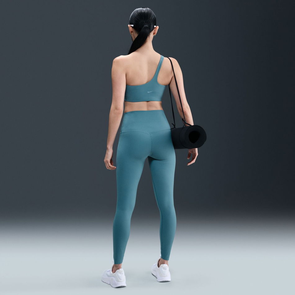 Dri-FIT Zenvy HR 7/8 Rib Tight Kadın Mavi Tayt