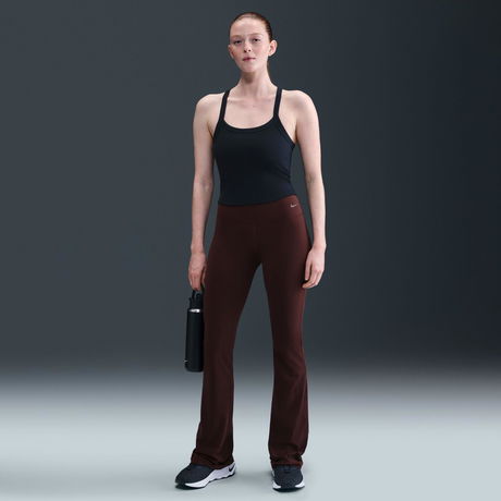 NIKE - Dri-FIT Zenvy Hr Flare Kadın Eşofman Bordo Altı