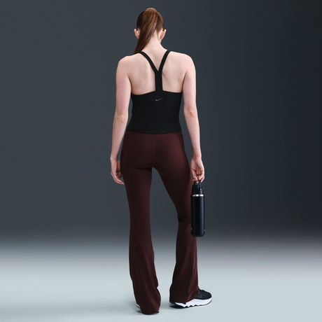 NIKE - Dri-FIT Zenvy Hr Flare Kadın Eşofman Bordo Altı (1)