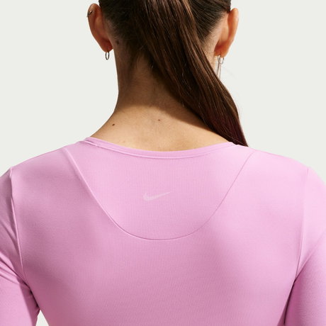 NIKE - Dri-FIT Zenvy Ss Top Kadın Pembe Tişört (1)