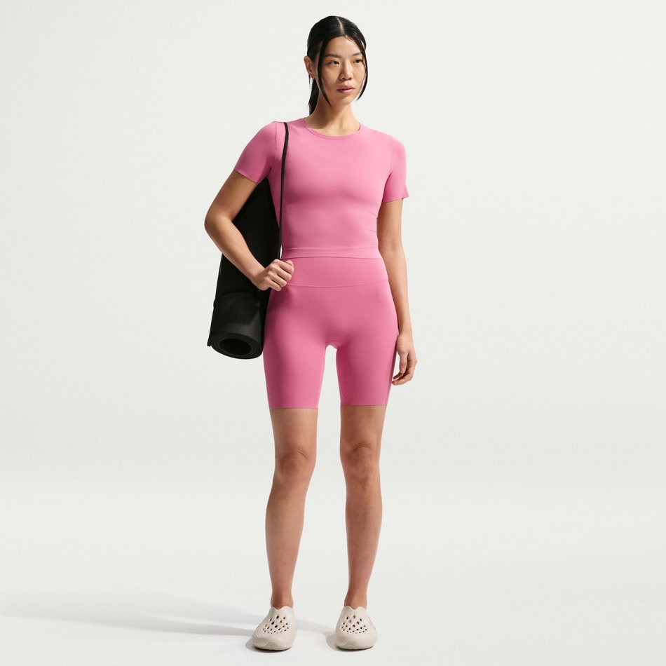 Dri-FIT Zenvy Ss Top Kadın Pembe Tişört