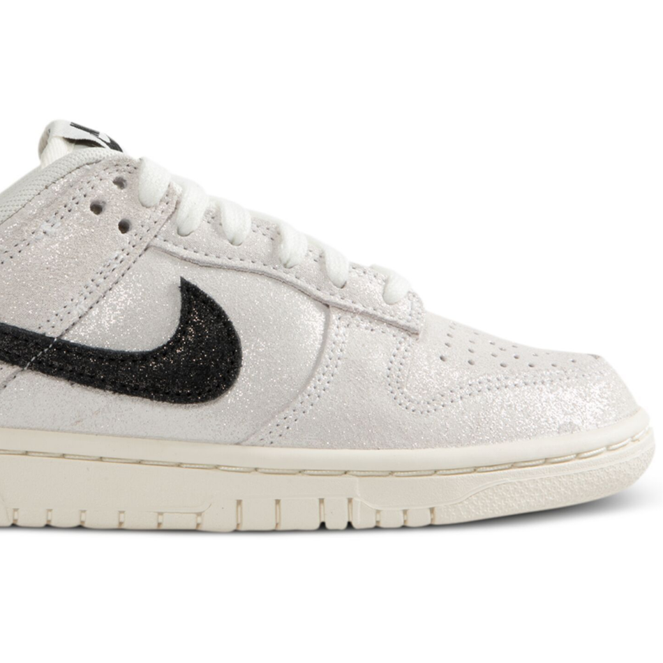 Dunk Low SE 'White Glittery Suede' Kadın Sneaker Ayakkabı