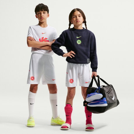 NIKE - Erling Haaland Dri-FIT Academy Short Çocuk Beyaz Şort