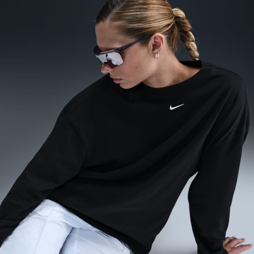 Essential Oversize Long Sleeve Tee Kadın Sweatshirt