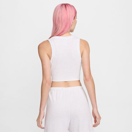 NIKE - Essential Rib Crop Tank Kadın Atlet (1)
