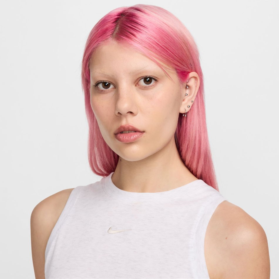 Essential Rib Crop Tank Kadın Atlet