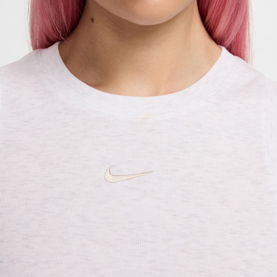 Essential Rib Crop Tank Kadın Atlet