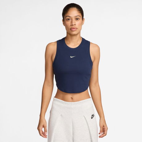 NIKE - Essential Rib Crop Tank Kadın Atlet