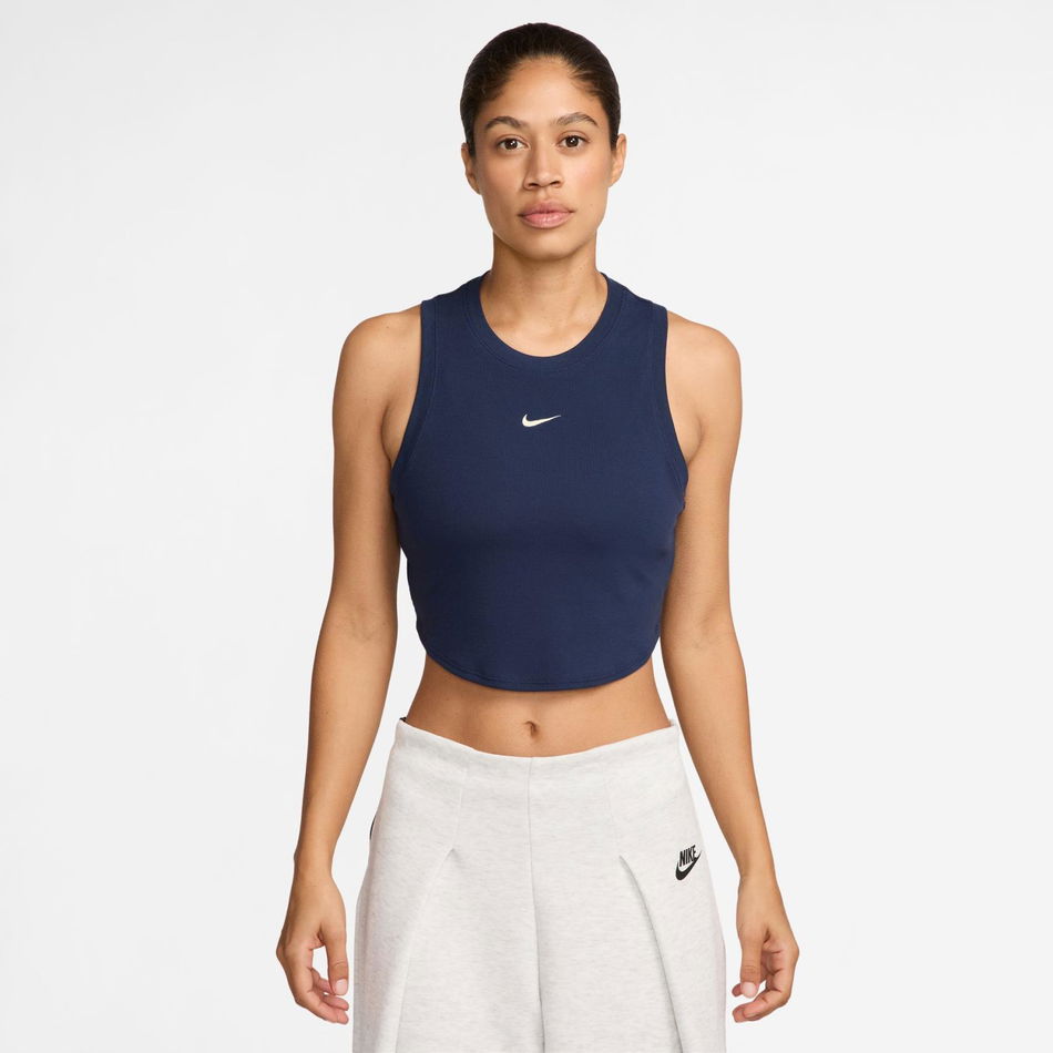 Essential Rib Crop Tank Kadın Atlet