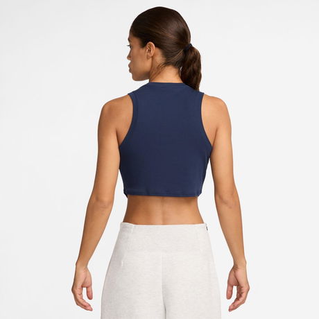 NIKE - Essential Rib Crop Tank Kadın Atlet (1)