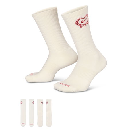 NIKE - Everyday Plus Cushioned Crew Valentines Day Bej Çorap