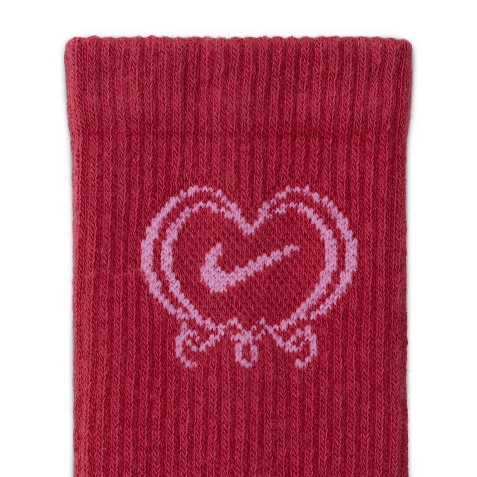 Everyday Plus Cushioned Crew Valentines Day Kırmızı Çorap