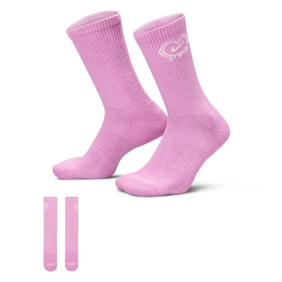 Everyday Plus Cushioned Crew Valentines Day Pembe Çorap