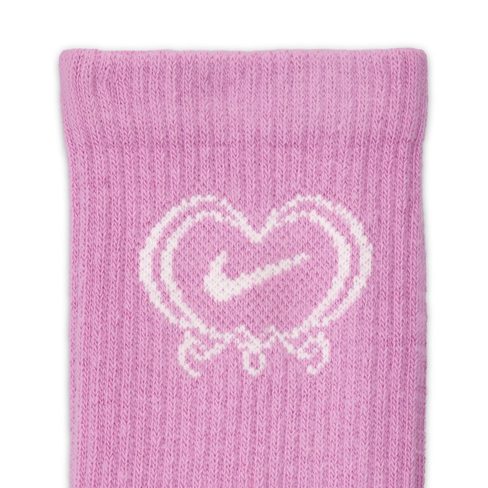 Everyday Plus Cushioned Crew Valentines Day Pembe Çorap