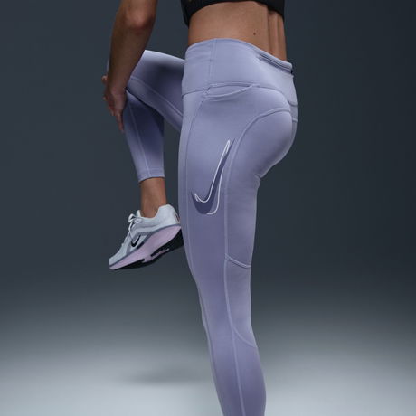NIKE - Fast Dri-FIT MR 7/8 Tight Kadın Mor Tayt