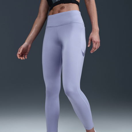 NIKE - Fast Dri-FIT MR 7/8 Tight Kadın Mor Tayt (1)