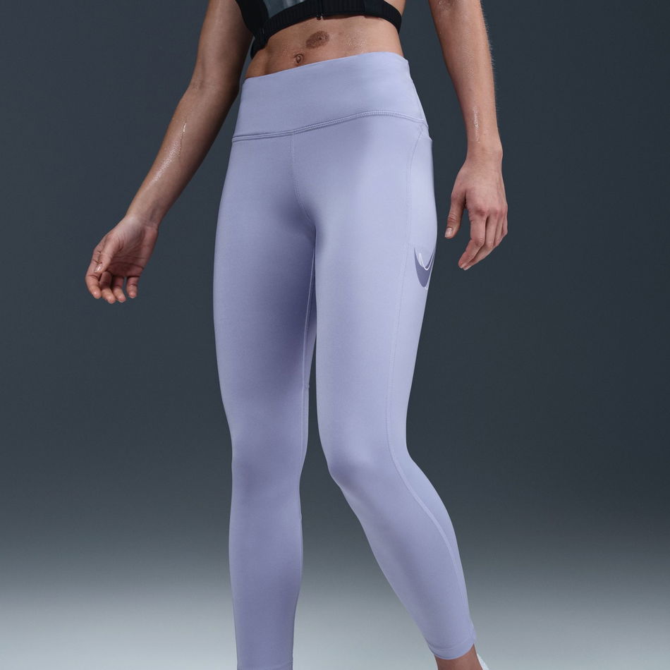 Fast Dri-FIT MR 7/8 Tight Kadın Mor Tayt