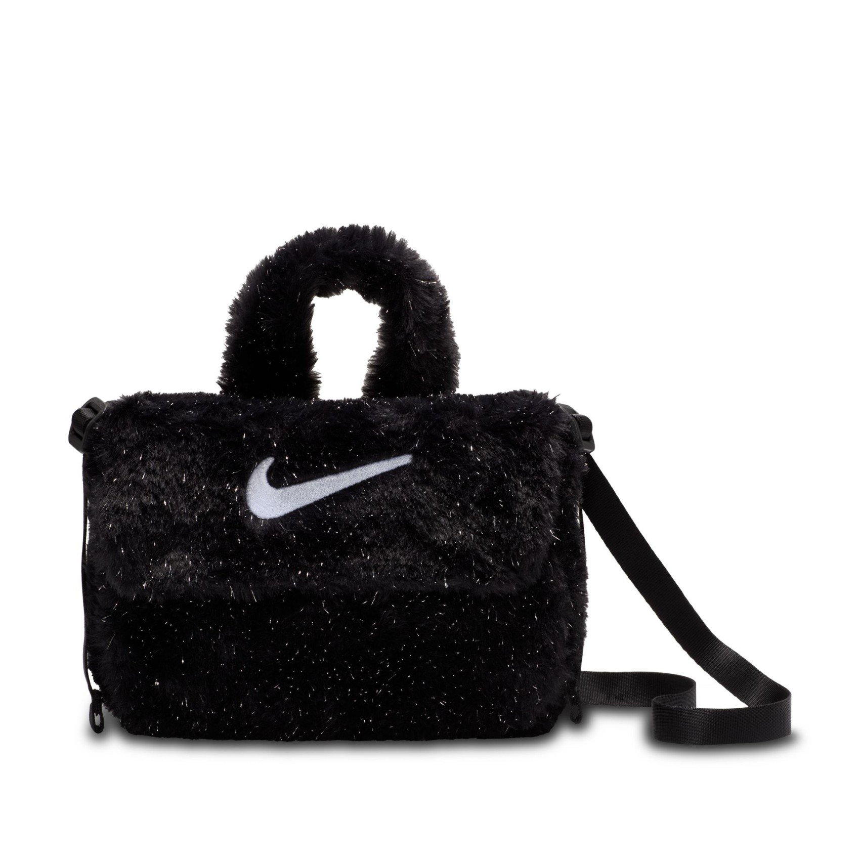 Nike Faux Fur Crossbody Siyah Çanta FZ1329-010