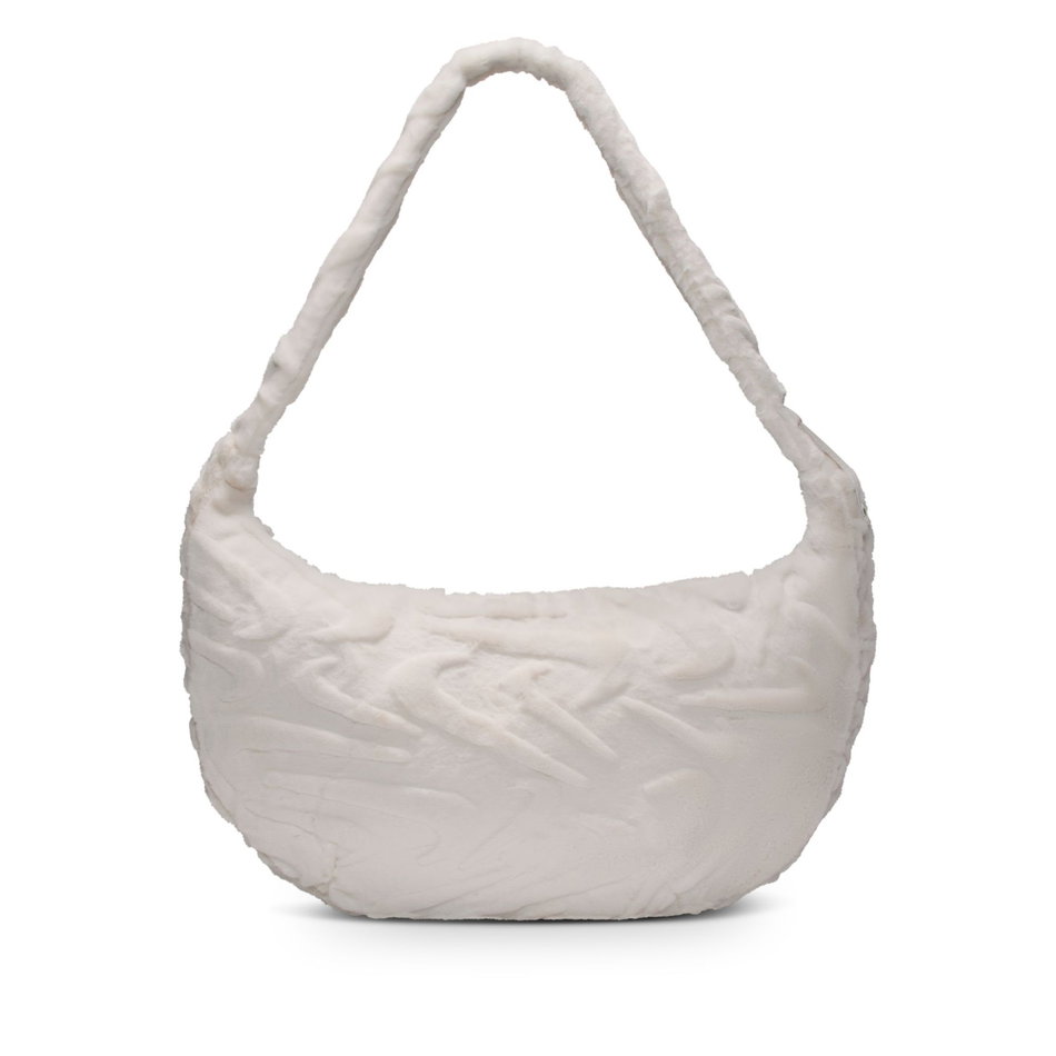 Faux Fur Slouchy Bag Bej Kadın Çantası