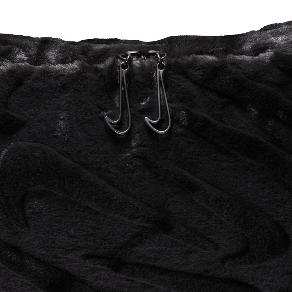 Faux Fur Slouchy Bag Siyah Kadın Çantası