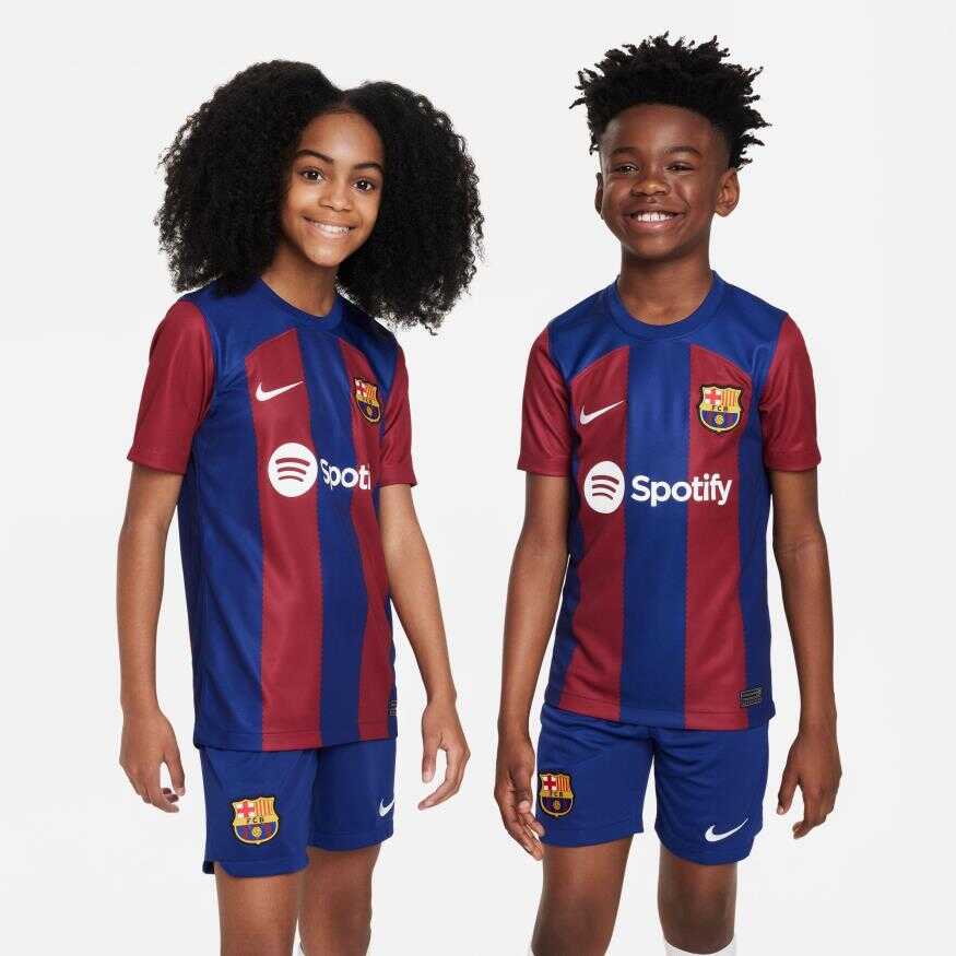 FC Barcelona Dri Fit Stadium Jersey Ss Home Çocuk Forma