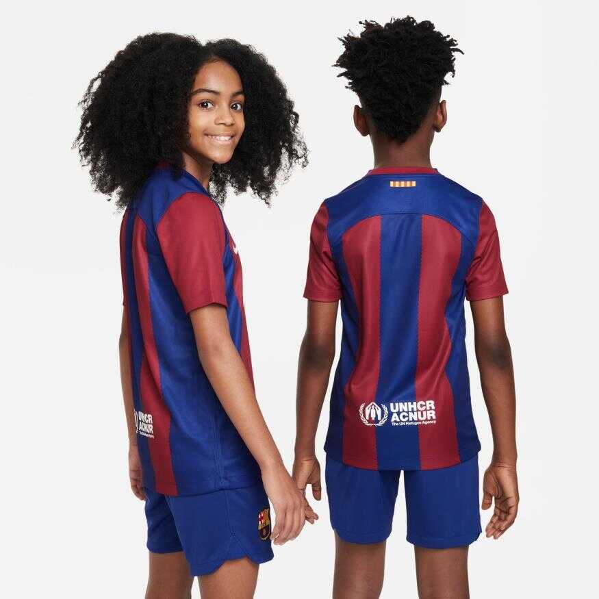 FC Barcelona Dri Fit Stadium Jersey Ss Home Çocuk Forma
