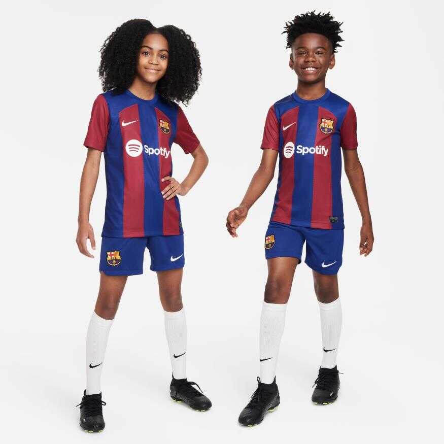 FC Barcelona Dri Fit Stadium Jersey Ss Home Çocuk Forma
