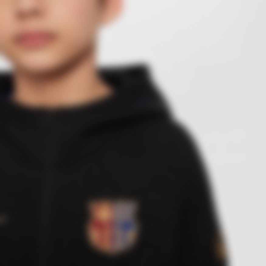 FC Barcelona Tech Fleece Fz Çocuk Sweatshirt