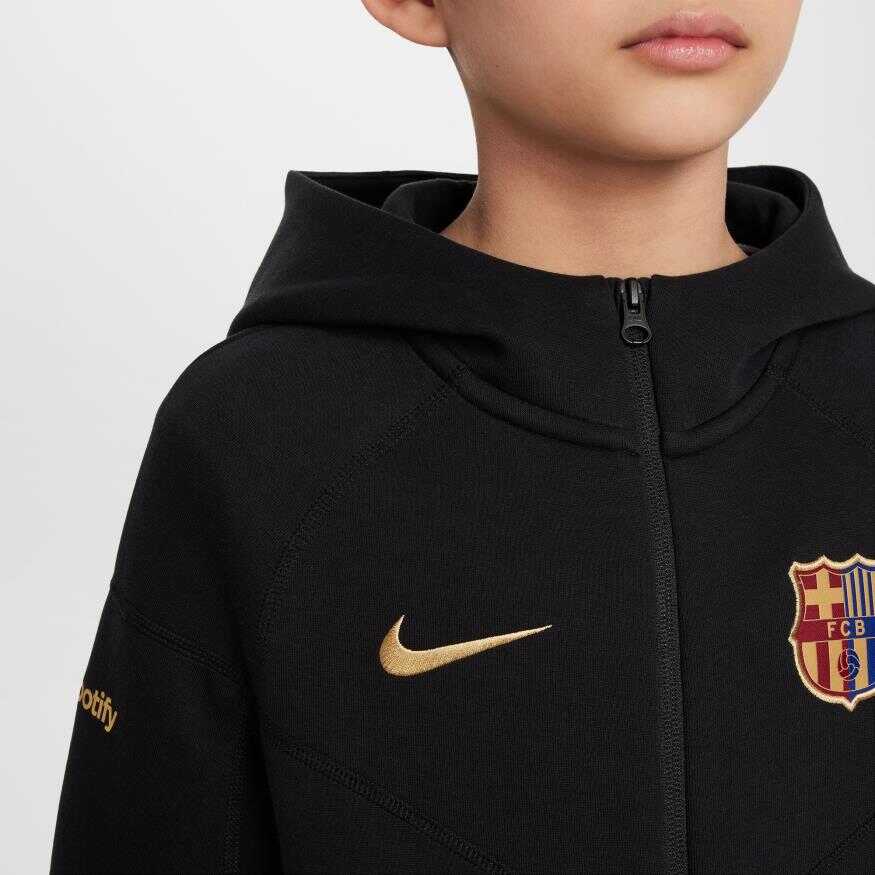 FC Barcelona Tech Fleece Fz Çocuk Sweatshirt