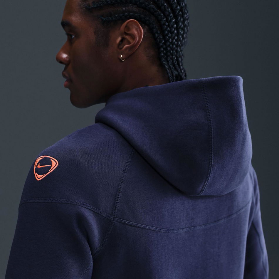 FC Barcelona Tech Fleece FZ Windrunner Hoodie Erkek Sweatshirt