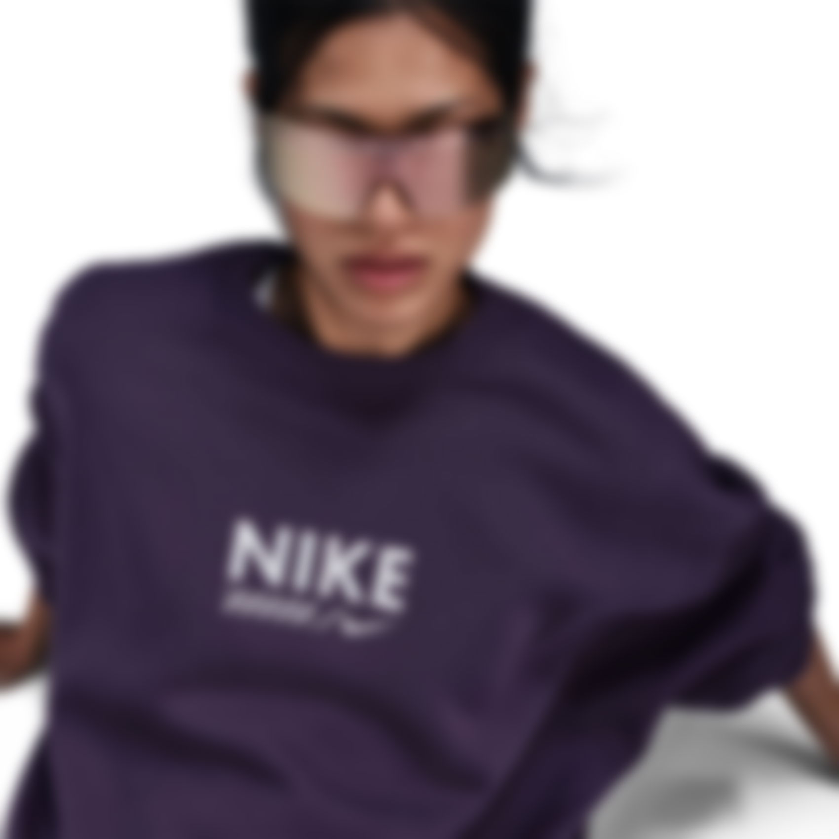 NIKE - Fleece Oversize Crew Kadın Sweatshirt