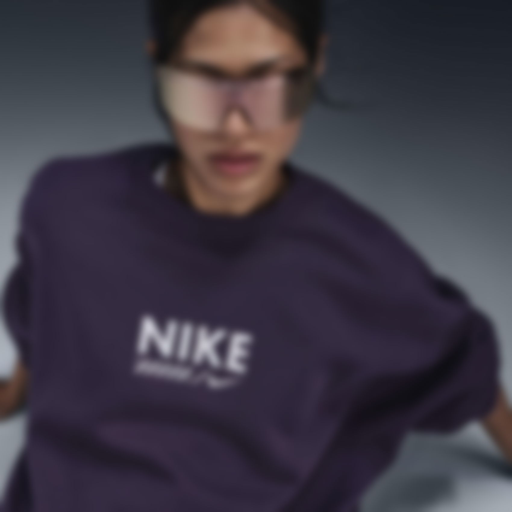 NIKE - Fleece Oversize Crew Kadın Sweatshirt