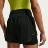 NIKE - Flow Mesh Dri-FIT 2N1 Short Kadın Siyah Şort (1)