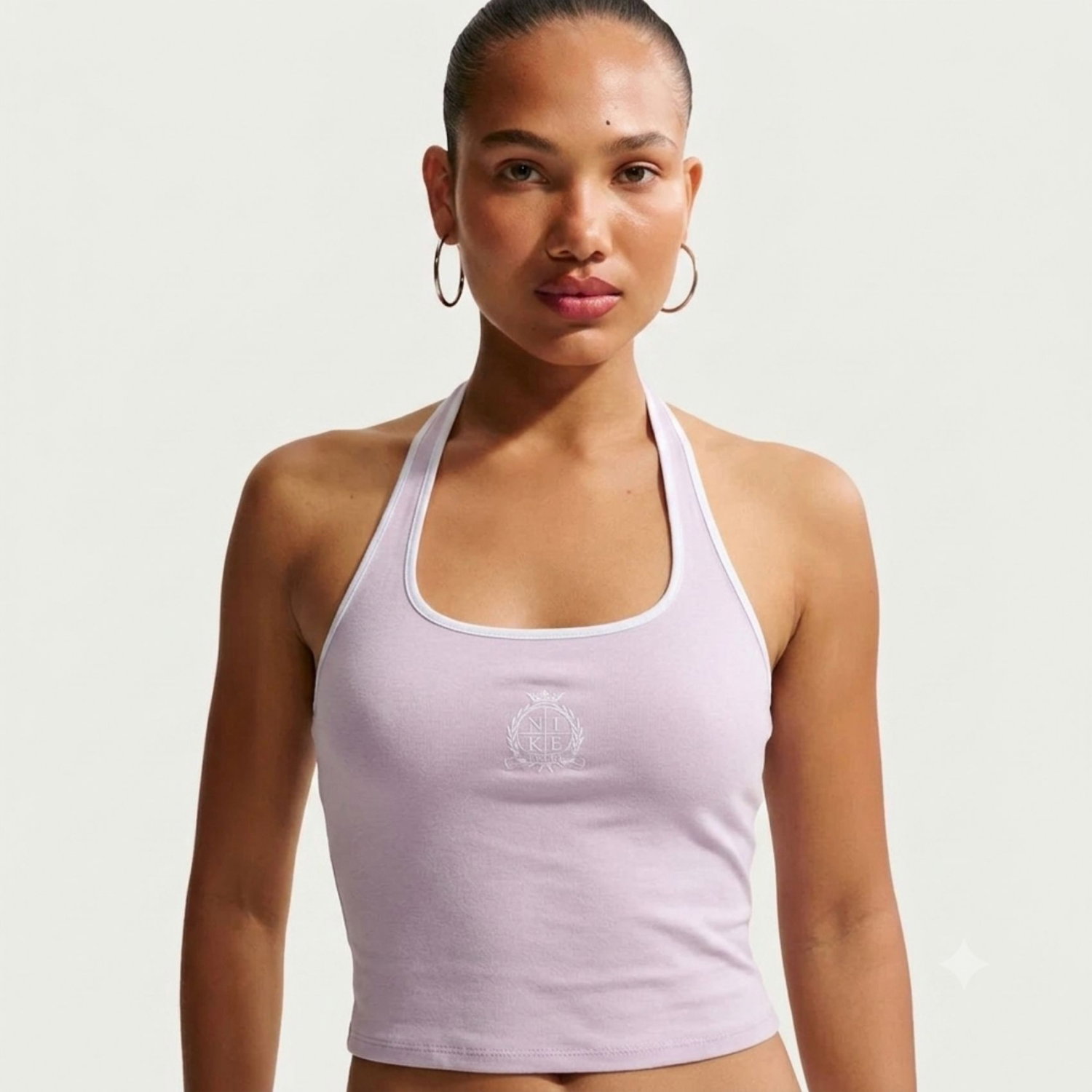 Женские  Nike Halter Top Lila Atlet