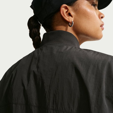 NIKE - Hbr Varsity Oversize Jacket Kadın Siyah Ceket (1)