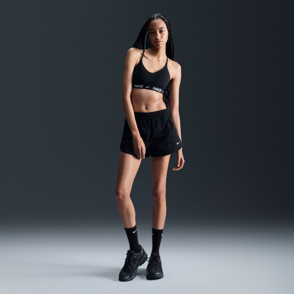 Indy Dri-FIT Hafif Destekli Pedli Bra Kadın Siyah Sporcu Sütyeni