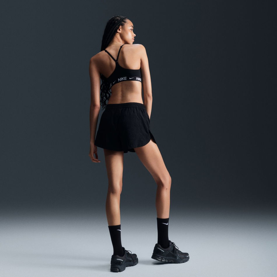 Indy Dri-FIT Hafif Destekli Pedli Bra Kadın Siyah Sporcu Sütyeni