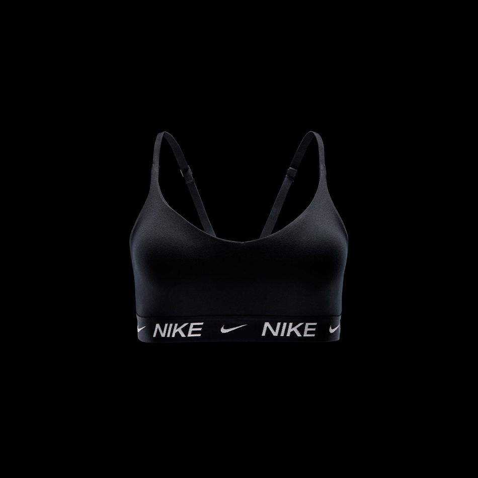 Indy Dri-FIT Hafif Destekli Pedli Bra Kadın Siyah Sporcu Sütyeni