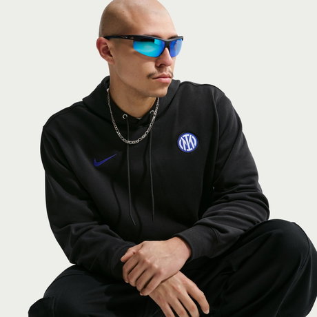 NIKE - Inter Club Hoodie Po Ft Erkek Siyah Sweatshirt