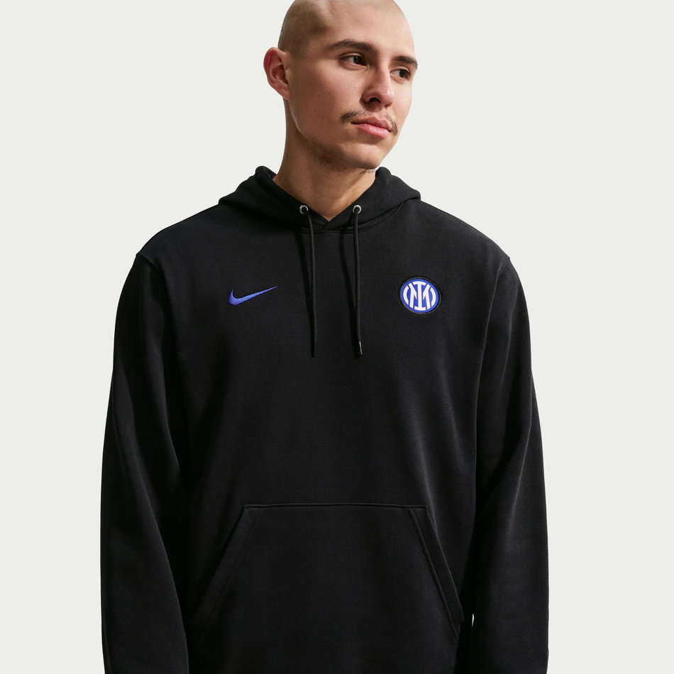 Inter Club Hoodie Po Ft Erkek Siyah Sweatshirt