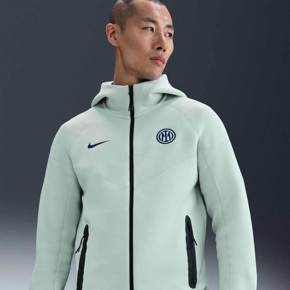 Inter Tech Fleece FZ Windrunner Hoodie Erkek Sweatshirt